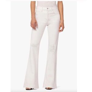 Joe's Jeans L129715 Womens White Lupita High Rise Flare Distressed Jeans Size 27